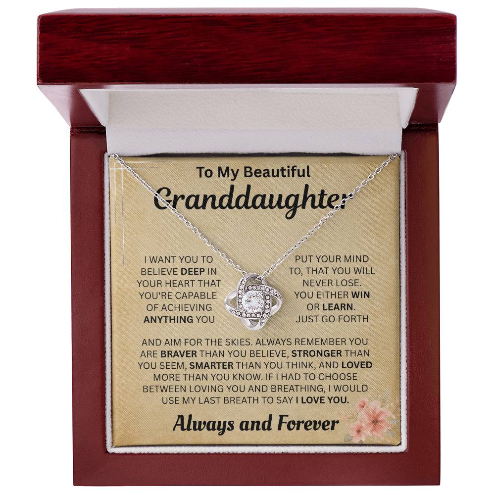 To My Granddaughter - My Love for You is Always & Forever