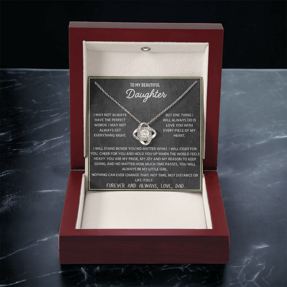 Daughter Jewelry Gift from Dad – Heartfelt Gift for Birthday, Christmas & Graduation