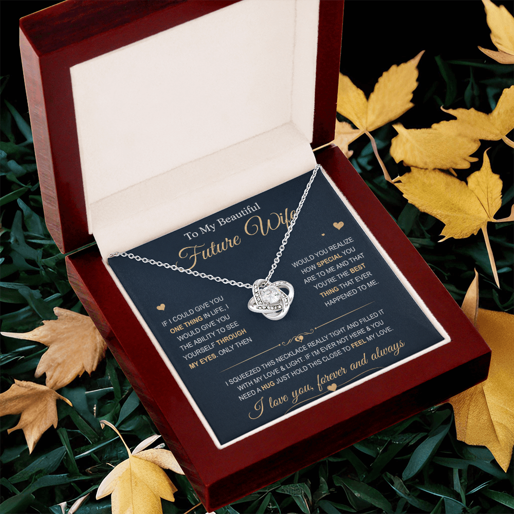 Valentine Gifts for Wife From Husband, I Love You Always and Forever Necklace