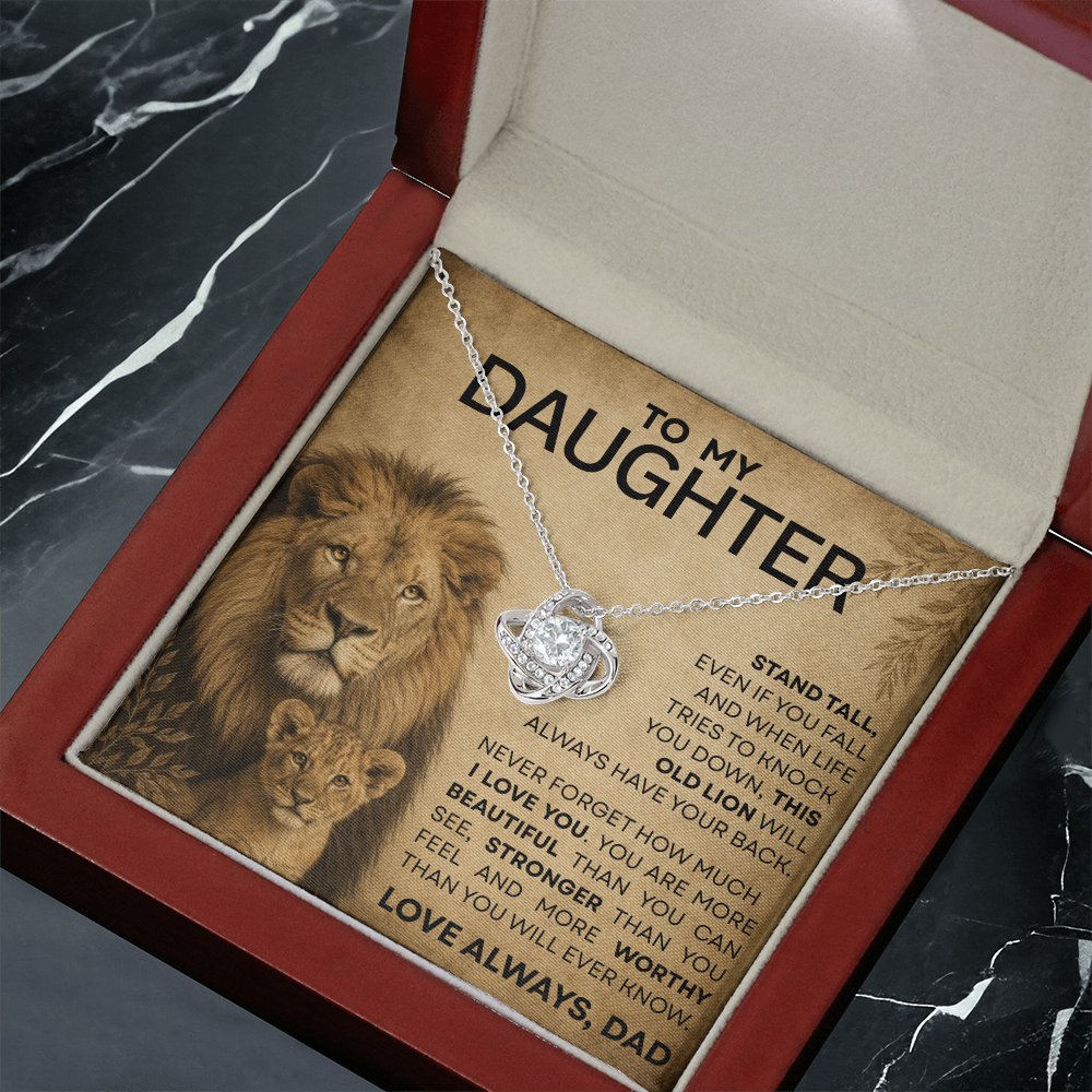 To My Beautiful Daughter | Never Forget How Much I Love You | Heartfelt Jewelry Gift