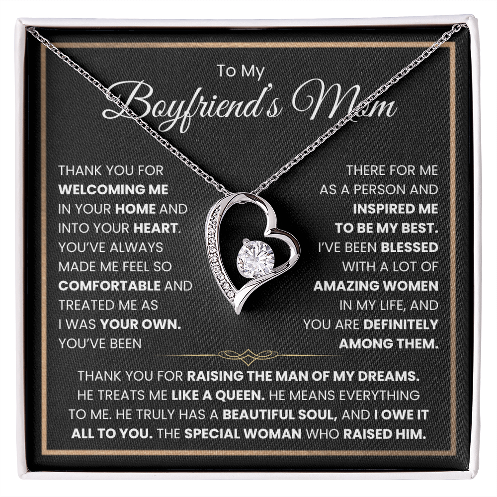 To My Boyfriend's Mom Necklace – Thoughtful Gift From Girlfriend