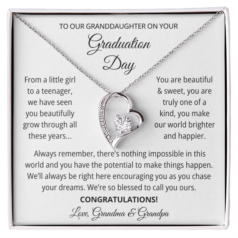 Granddaughter Graduation Gift from Grandma & Grandpa, Gift for Granddaughter Graduation