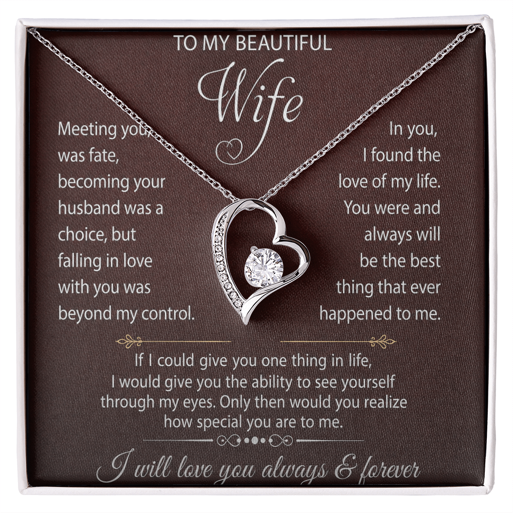 Forever Love Necklace Form Lover Husband for My Sweet Heart