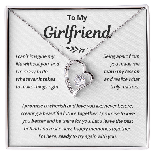 Girlfriend Necklace From Boyfriend, to My Love Necklace, Christmas Gifts