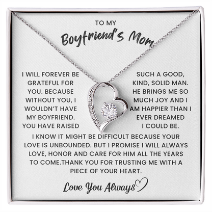 Gift to My Boyfriend's Mom Necklace – Perfect for Mother's Day