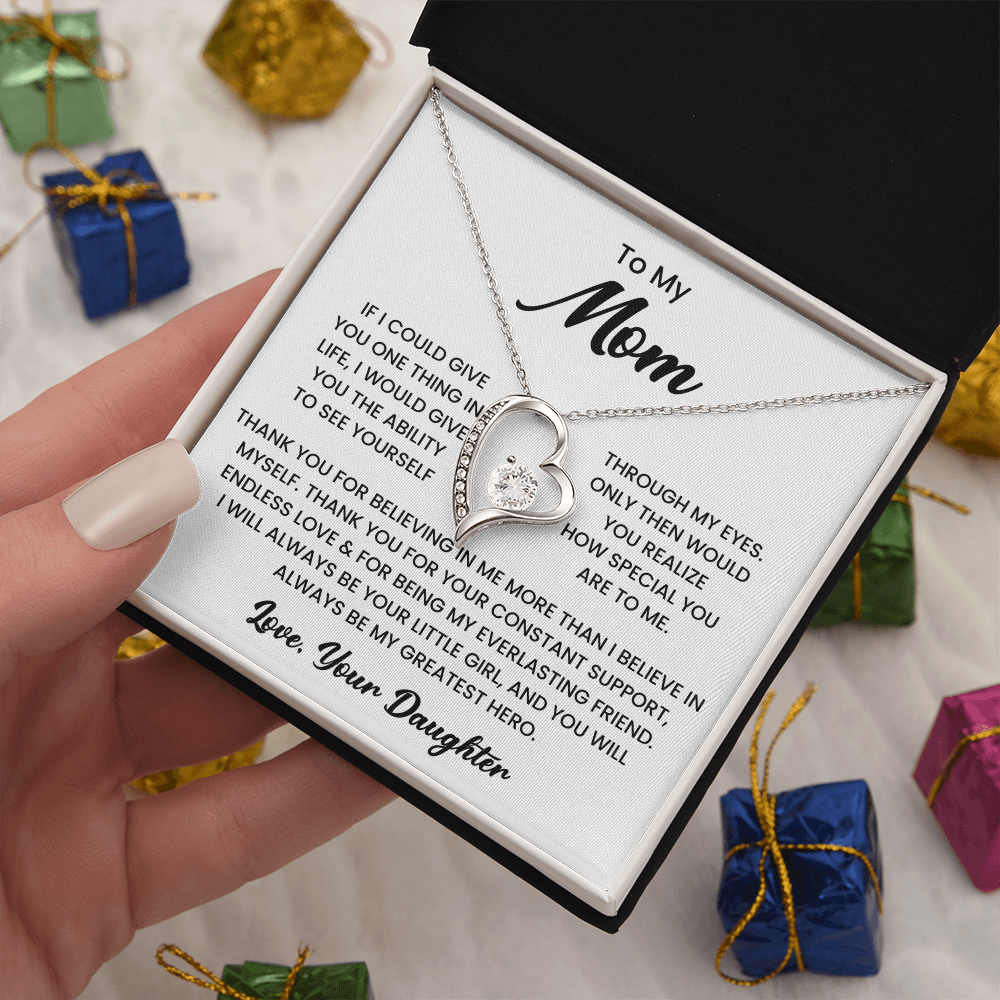 To My Mom Necklace Gifts Meaningful Gift to Mom From Son