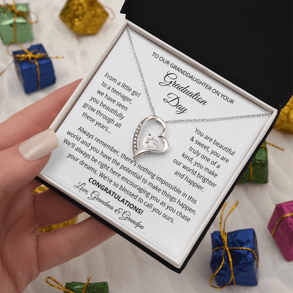 Granddaughter Graduation Gift from Grandma & Grandpa, Gift for Granddaughter Graduation