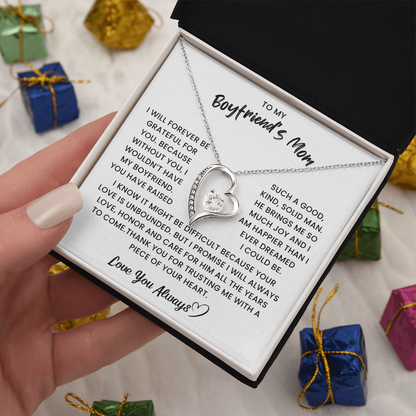 Gift to My Boyfriend's Mom Necklace – Perfect for Mother's Day