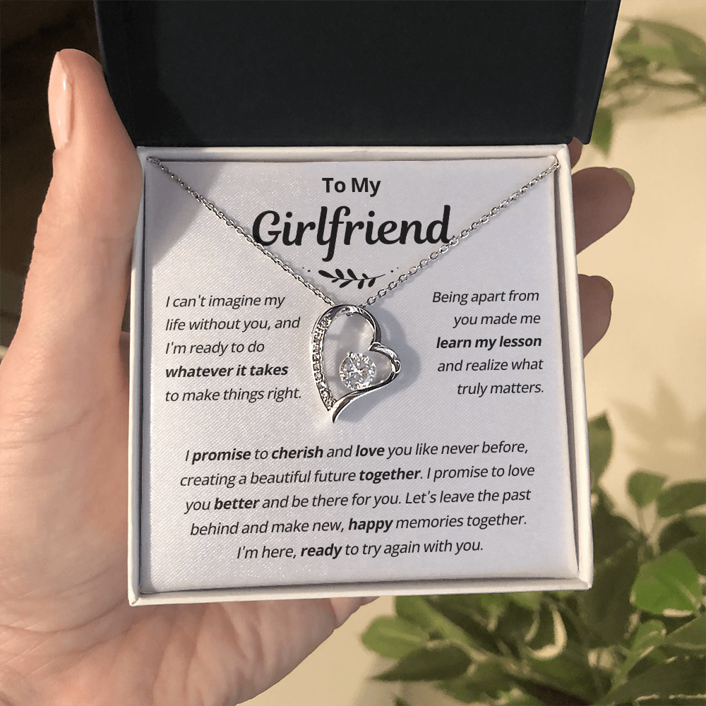 Girlfriend Necklace From Boyfriend, to My Love Necklace, Christmas Gifts