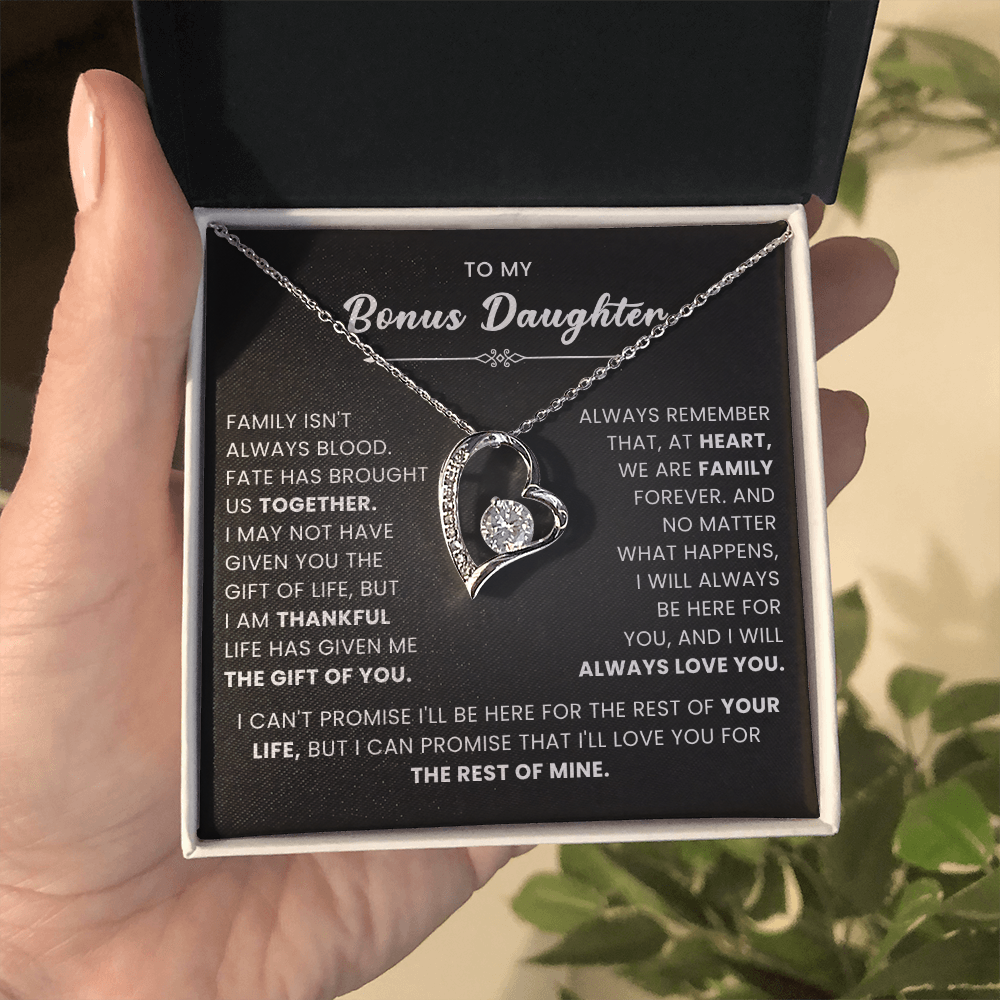 Jewelry Gifts for Stepdaughter at Wedding, Necklaces for Stepdaughter From Stepdad
