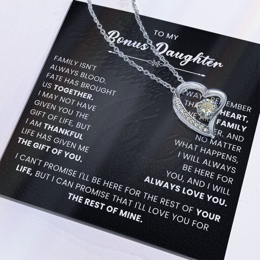 Jewelry Gifts for Stepdaughter at Wedding, Necklaces for Stepdaughter From Stepdad