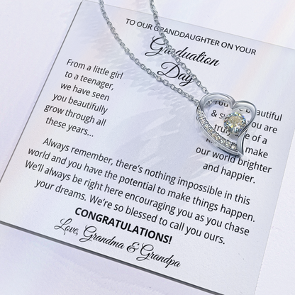 Granddaughter Graduation Gift from Grandma & Grandpa, Gift for Granddaughter Graduation