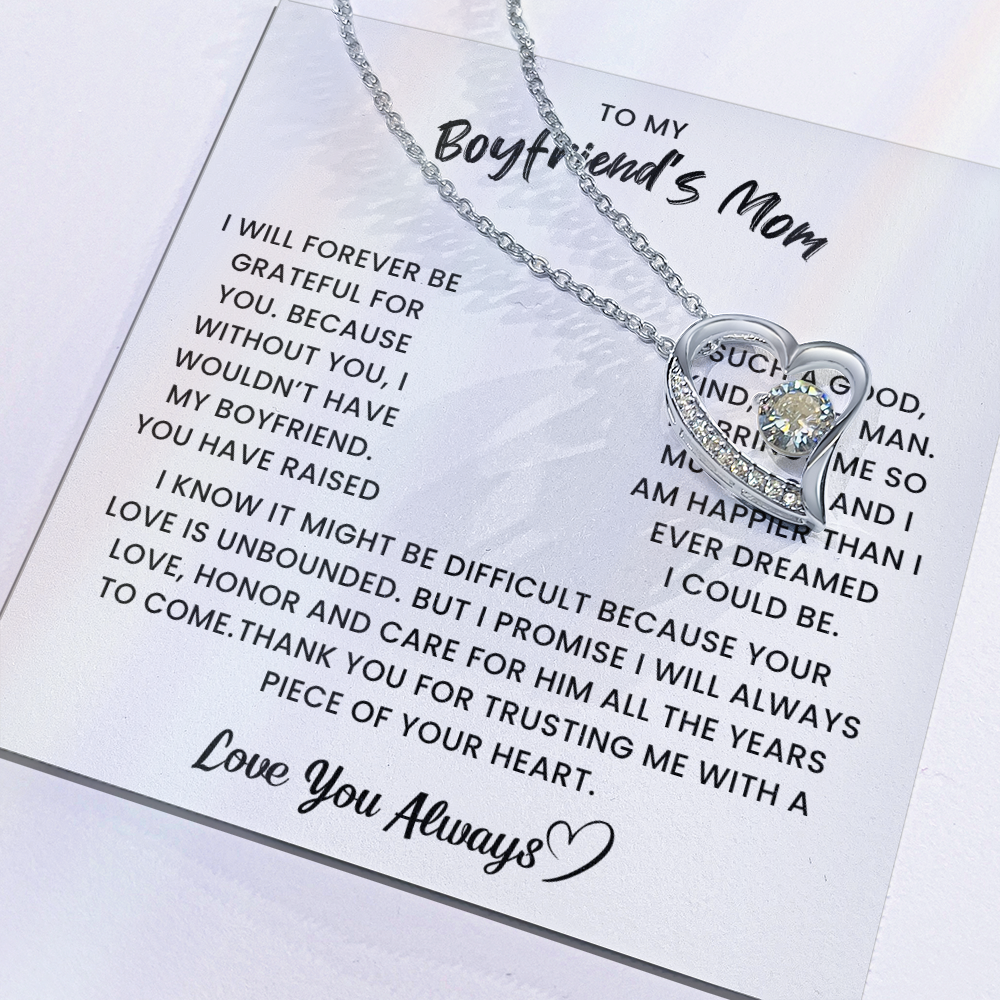 Gift to My Boyfriend's Mom Necklace – Perfect for Mother's Day