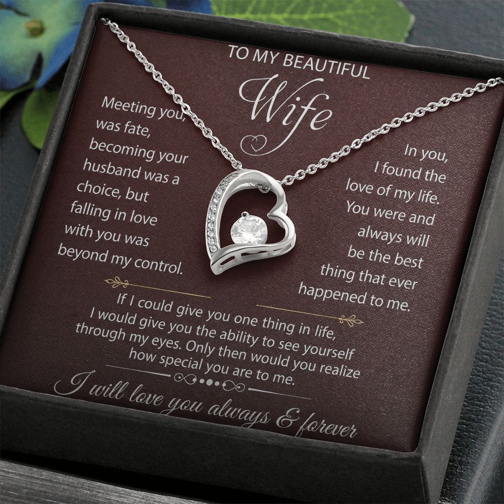 Forever Love Necklace Form Lover Husband for My Sweet Heart