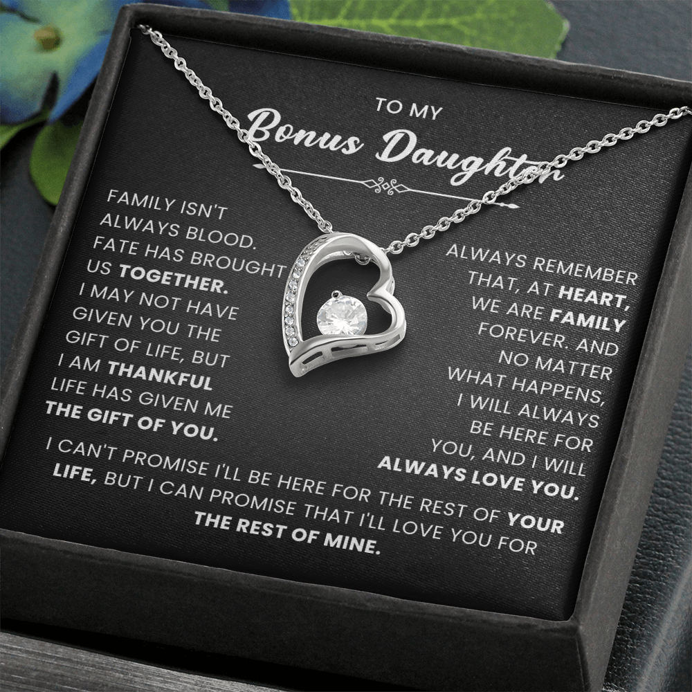 Jewelry Gifts for Stepdaughter at Wedding, Necklaces for Stepdaughter From Stepdad