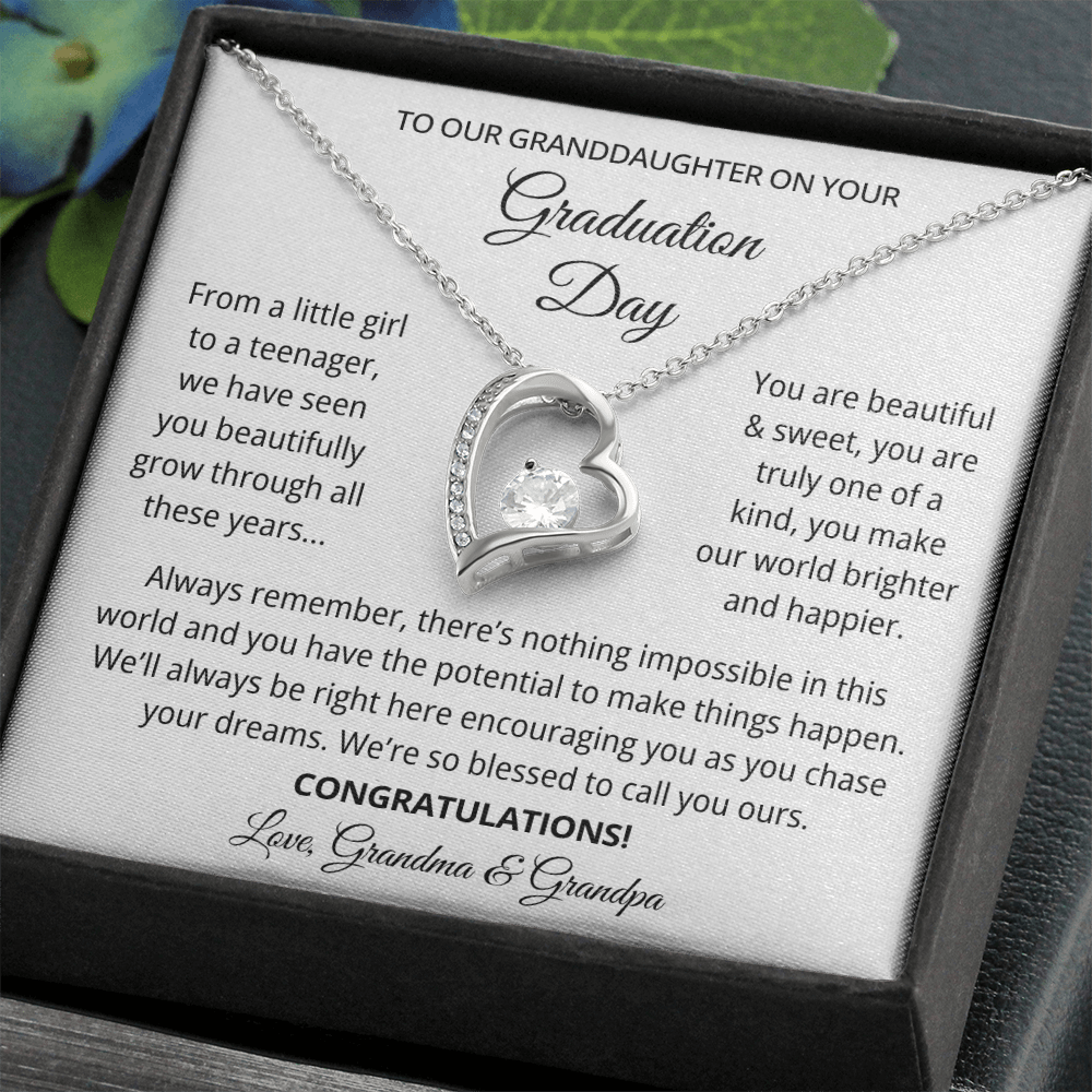 Granddaughter Graduation Gift from Grandma & Grandpa, Gift for Granddaughter Graduation