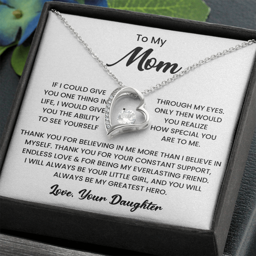 To My Mom Necklace Gifts Meaningful Gift to Mom From Son
