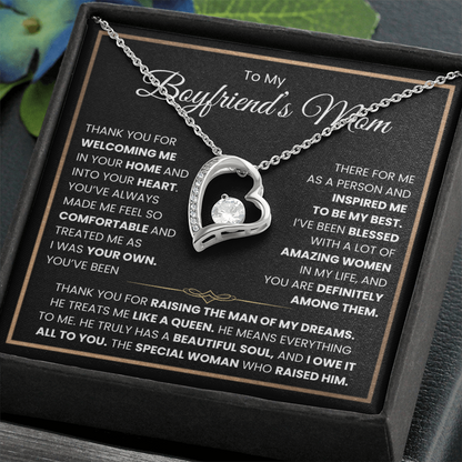 To My Boyfriend's Mom Necklace – Thoughtful Gift From Girlfriend