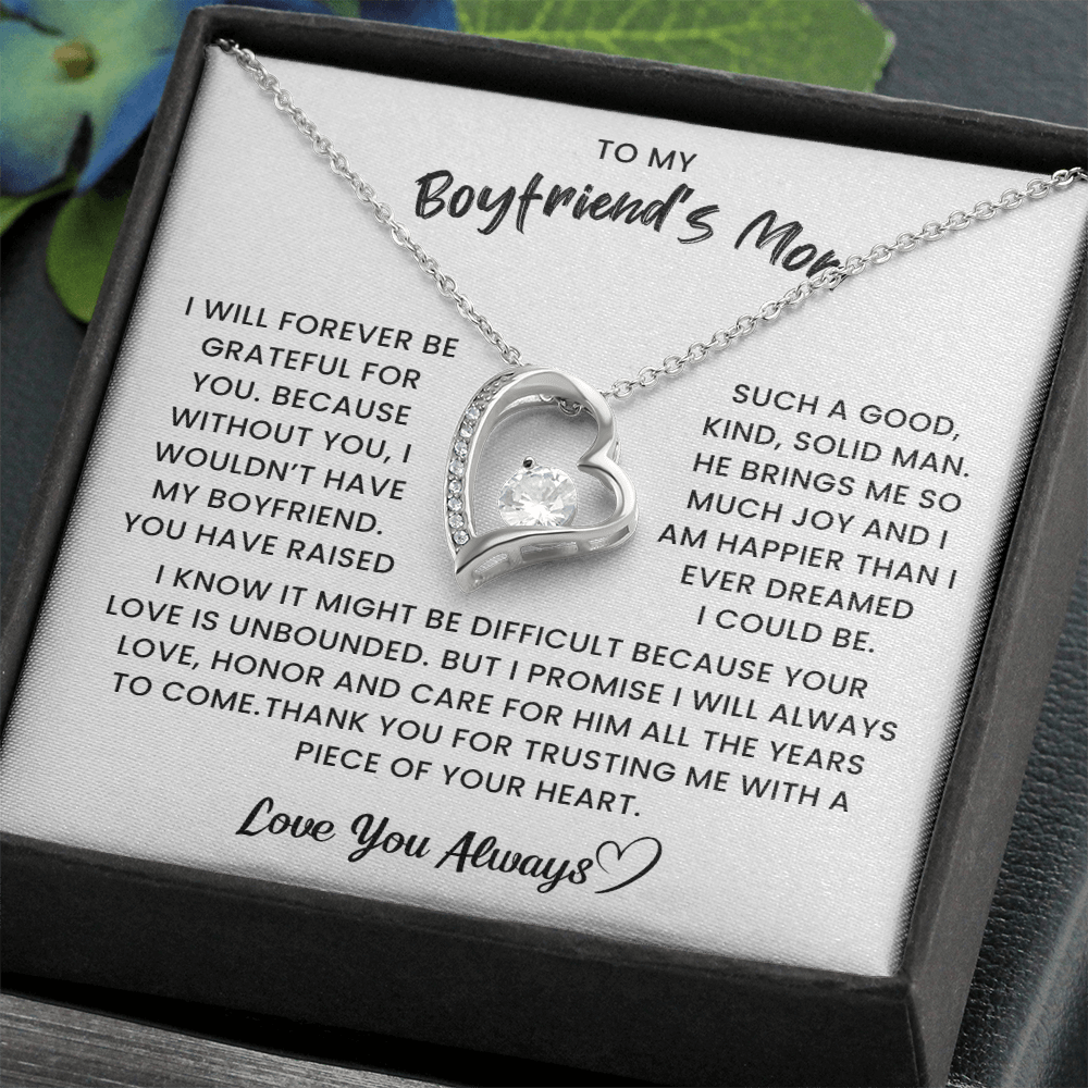 Gift to My Boyfriend's Mom Necklace – Perfect for Mother's Day