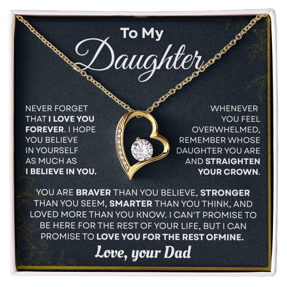 To My Daughter – Beautiful Jewelry Gift | Meaningful Birthday, Christmas & Graduation Gift