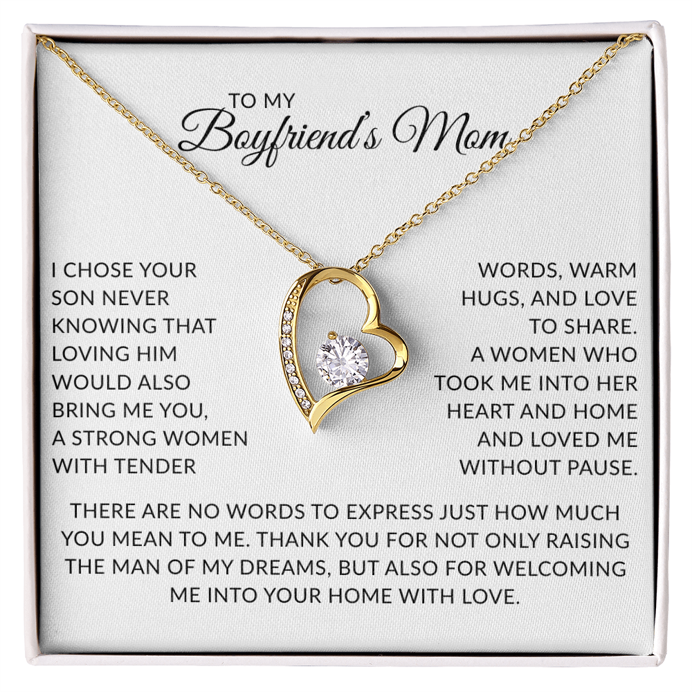 Necklace Gift for Boyfriend's Mom – Sentimental Jewelry for Mother's Day