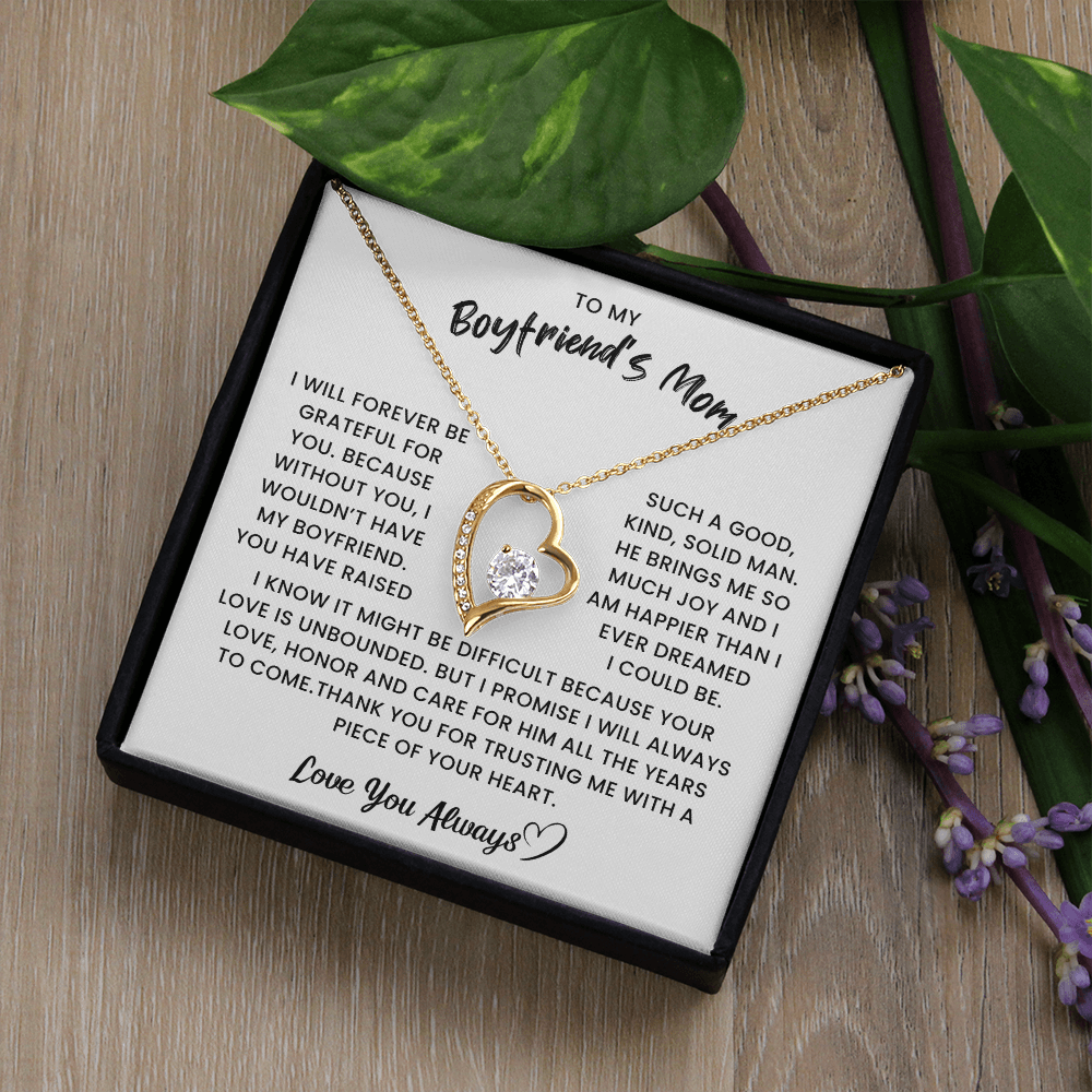 Gift to My Boyfriend's Mom Necklace – Perfect for Mother's Day