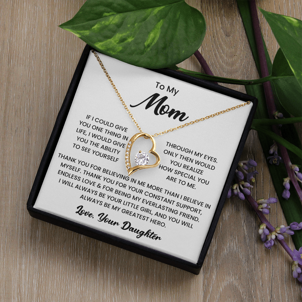 To My Mom Necklace Gifts Meaningful Gift to Mom From Son