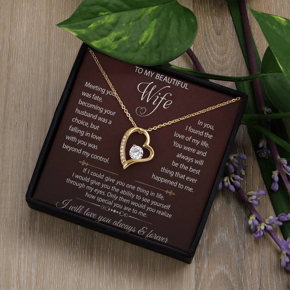 Forever Love Necklace Form Lover Husband for My Sweet Heart