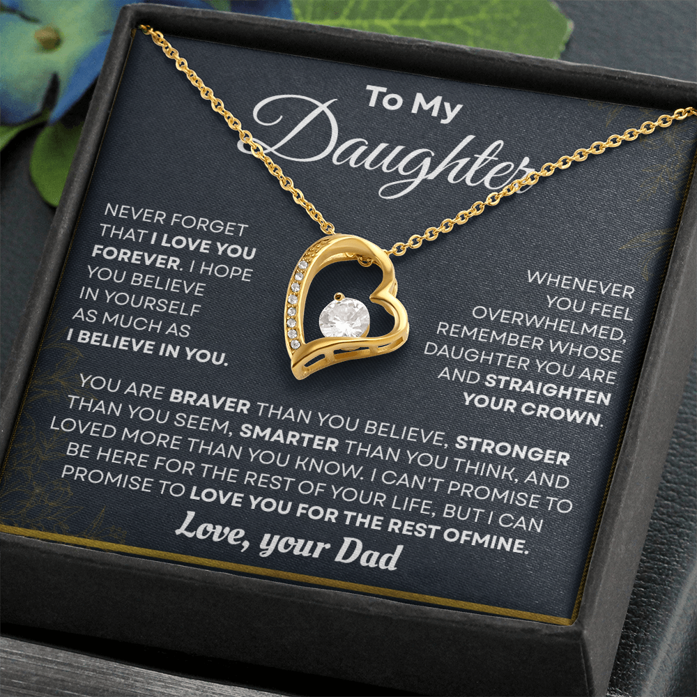 To My Daughter – Beautiful Jewelry Gift | Meaningful Birthday, Christmas & Graduation Gift