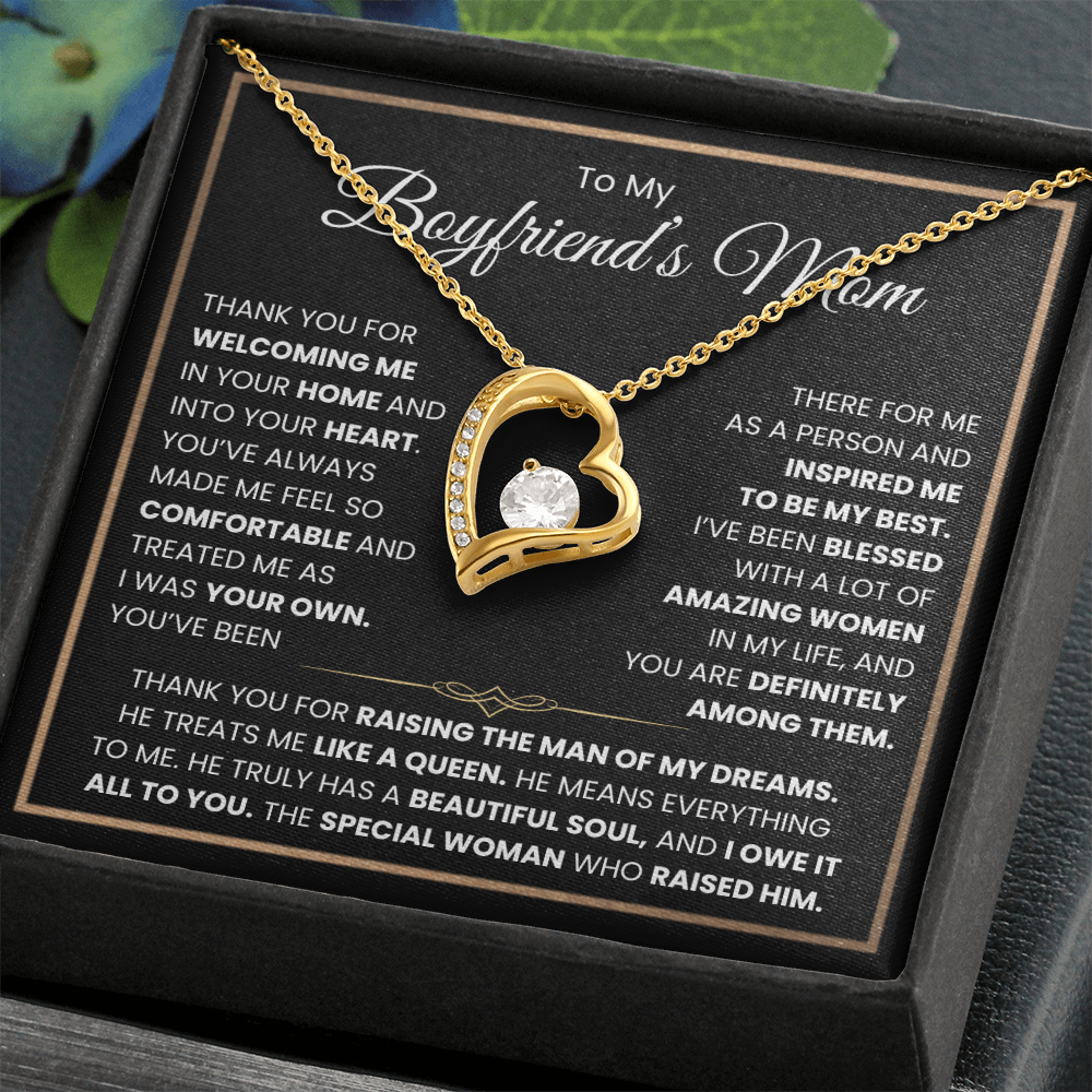 To My Boyfriend's Mom Necklace – Thoughtful Gift From Girlfriend