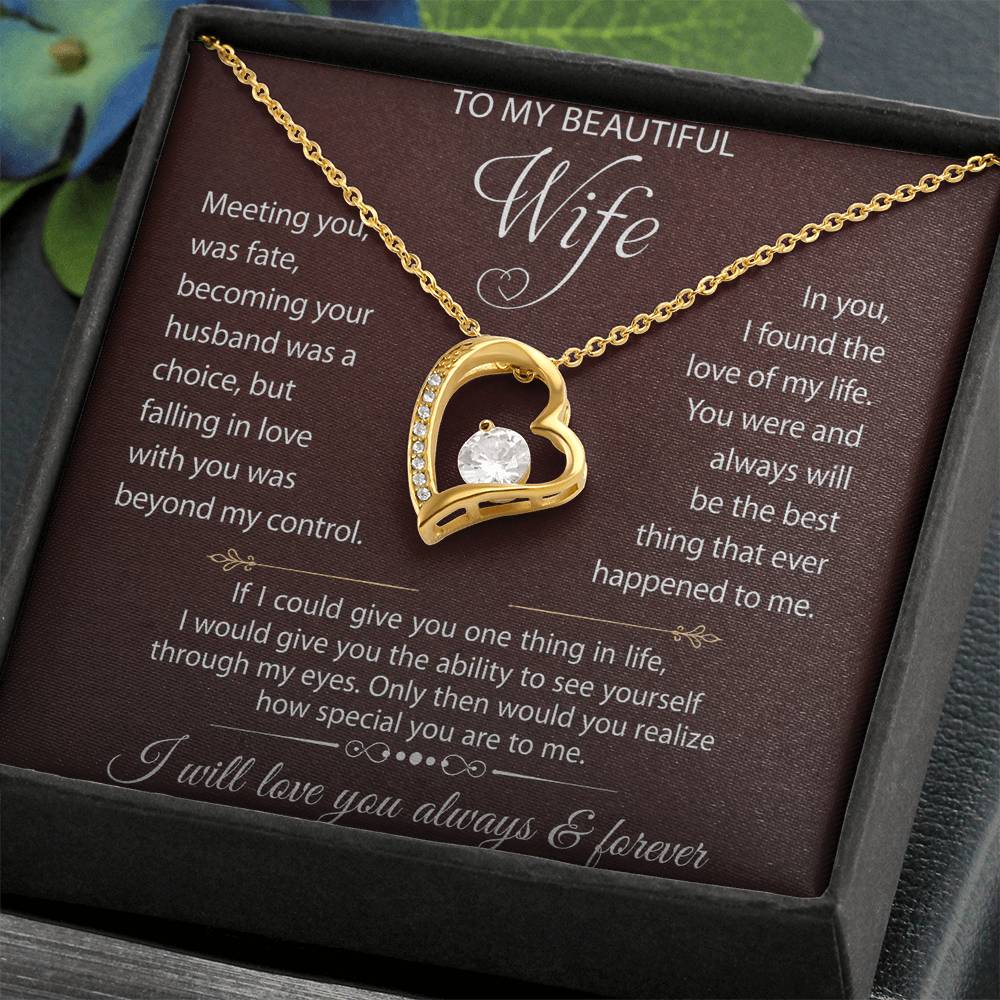 Forever Love Necklace Form Lover Husband for My Sweet Heart