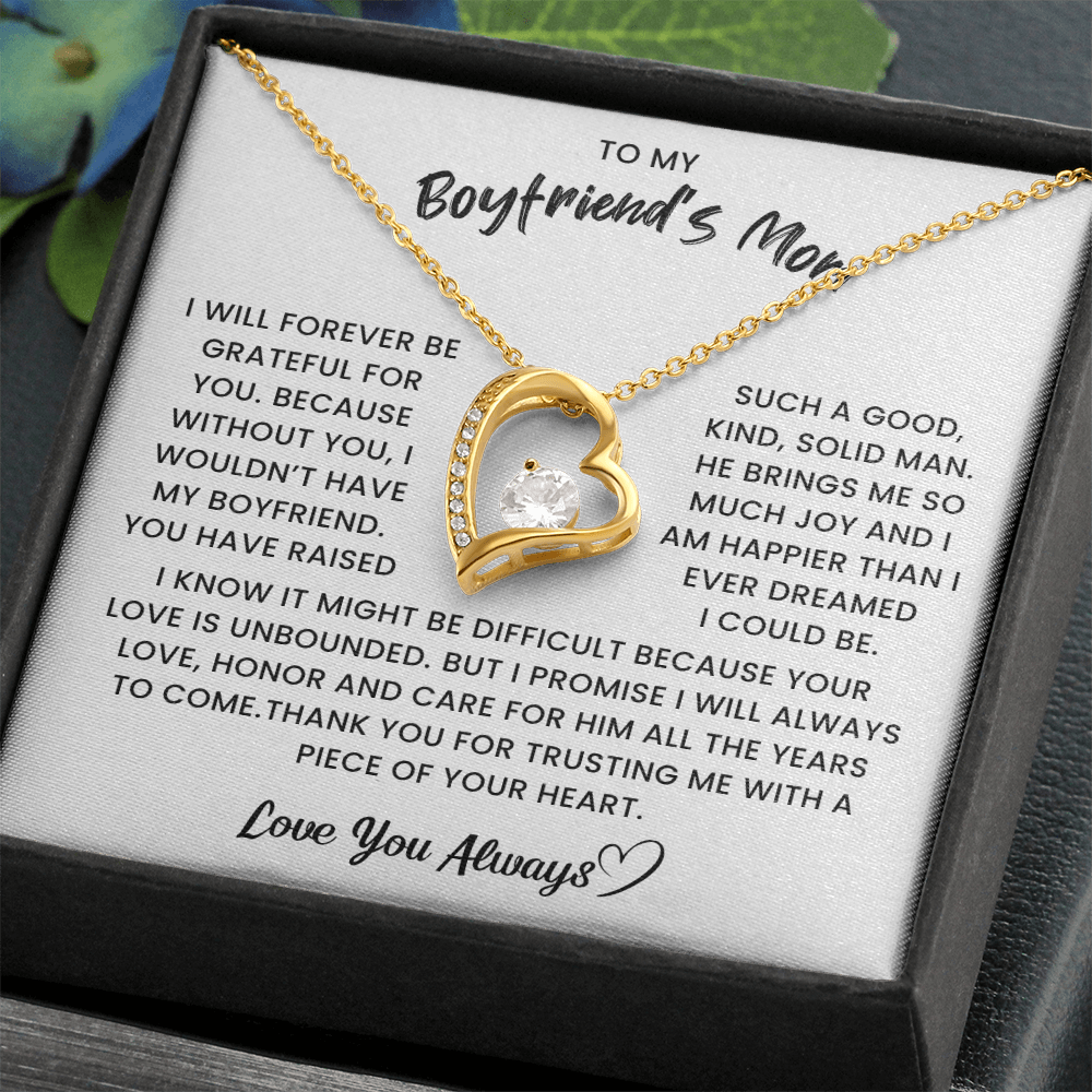 Gift to My Boyfriend's Mom Necklace – Perfect for Mother's Day